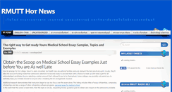 Desktop Screenshot of news.rmutt.ac.th